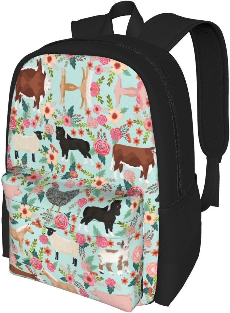 Dierenprint Rugzak - Reistas Luiertas - Dagelijks Gebruik - Ademende Rug - Groot Formaat - Multicolor – foto 7