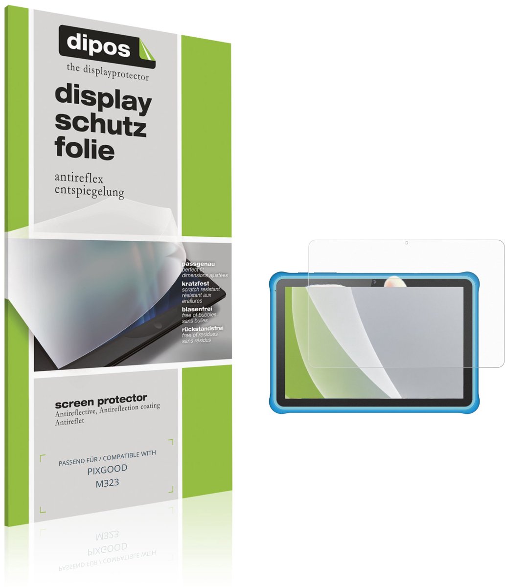 dipos – 2x Matte Beschermfolie geschikt voor PIXGOOD M323 | Krasbestendige & antireflecterende Screenprotector Ultra-Thin