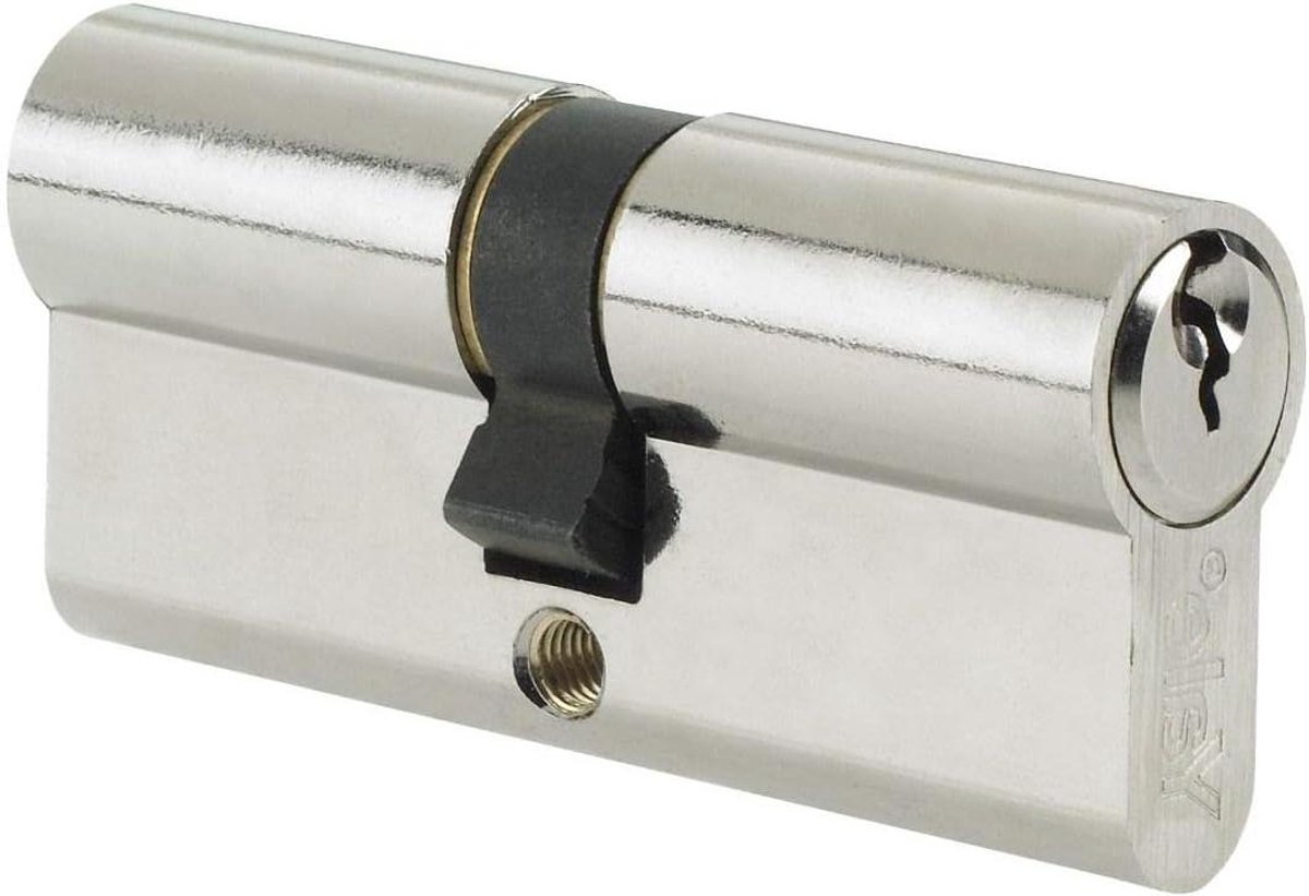 Euro Cilinderslot 35/35 (80mm) met Nikkel Afwerking - Standaard Beveiliging voor Deuren