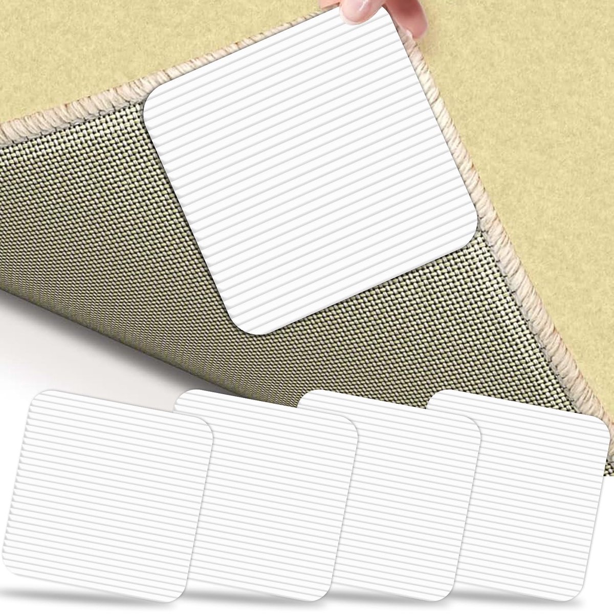 Omgoods - Antislip Tapijtstopper met Wasbare Onderlegger