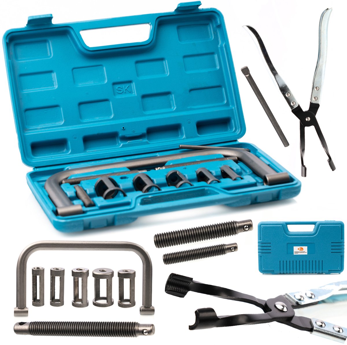 Rosfix Gereedschap Set voor Demontage van Kleppen - Ventielveerklem 16–30mm