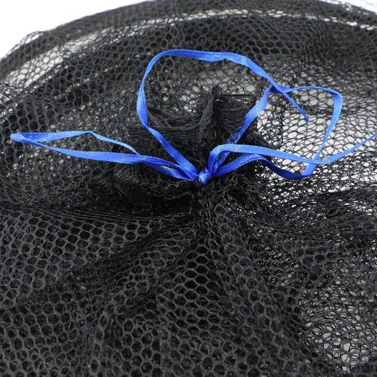 Visnet - Zwart - 28 x 28 x 82 cm - Opvouwbaar Nylon Schepnet - Voor Vissers — afbeelding 4