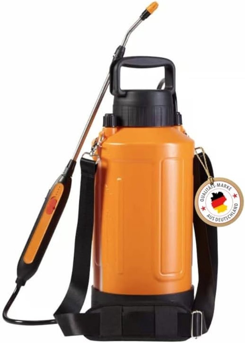 Accu-sproeier - 6 liter - Elektrische Drukspuit met Telescopische Lans - Met Draaggreep en Schouderriem