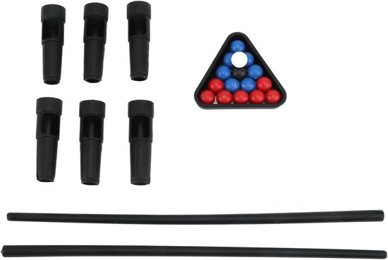 Minipooltafel - Mini biljartspel - Hand-oog coördinatie - Compact formaat - 32 x 19 x 8 cm - Niet gespecificeerd — afbeelding 5
