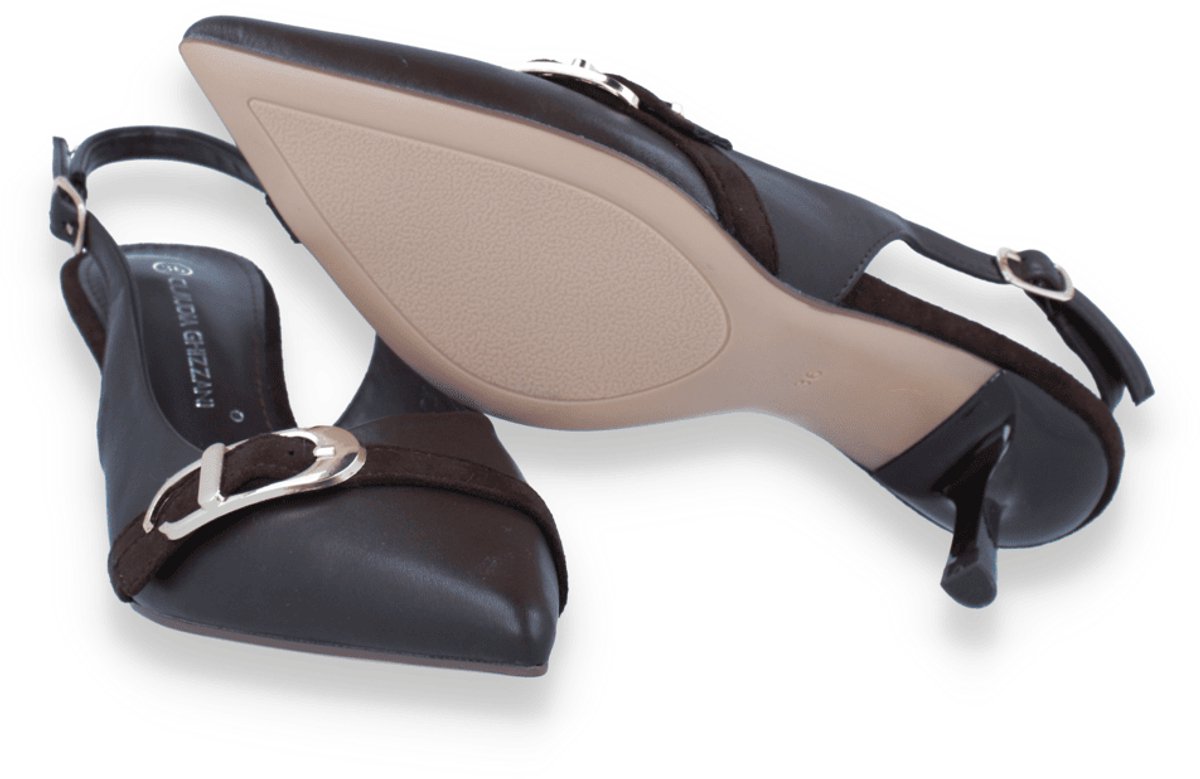 Mode Mania Dames Slingback | Bruin | Maat: 40