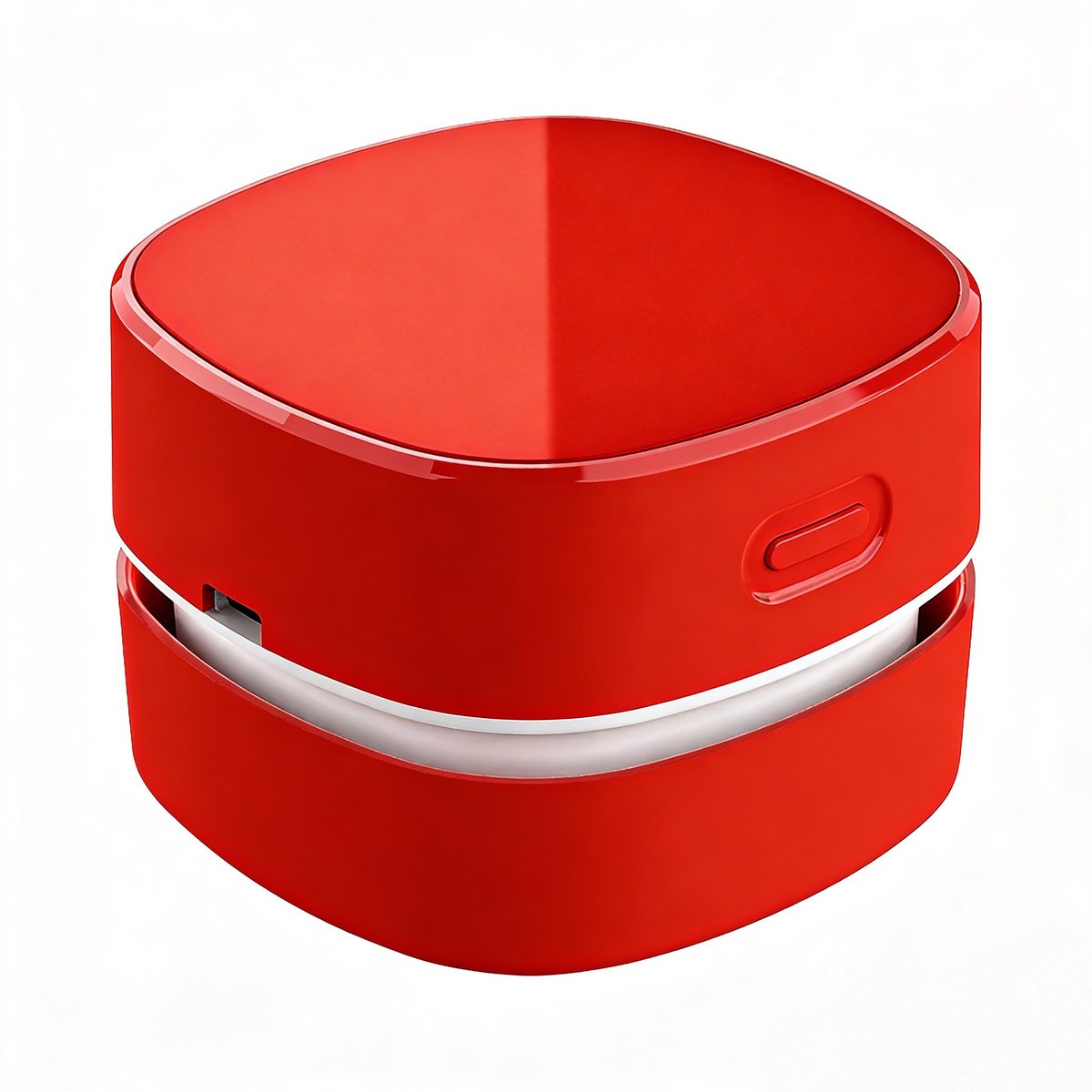 Mini Draadloze Tafelstofzuiger, Draagbare Bureau Stofzuiger USB-oplaadbaar voor Toetsenbord, Laptop, Kantoor, Auto en Huisdierenhaar(Rood)