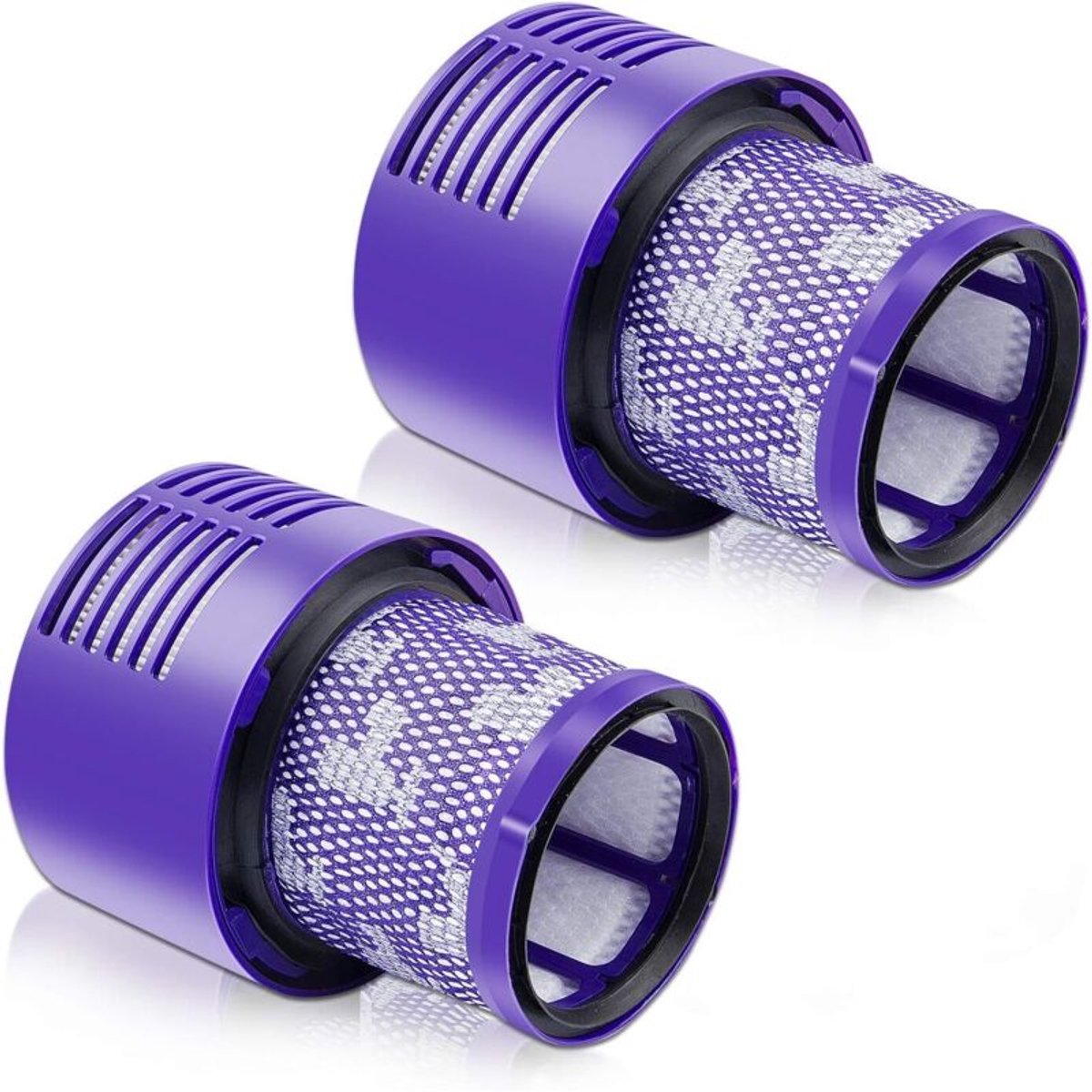 Set van twee achterfilters voor de geschikt voor Dyson V10, V10 Absolute, V10 Animal, V10 Motorhead, V10 Total Clean en SV12 stofzuigers.