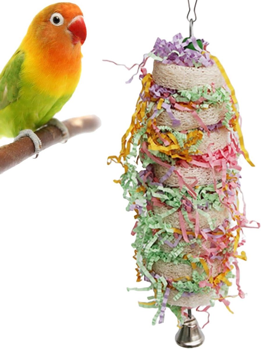 Vogels Foerageerspeelgoed - Papegaai Kauwspeelgoed - Vogel Verrijking - Snavel Gezondheid - 27 cm - Niet gespecificeerd