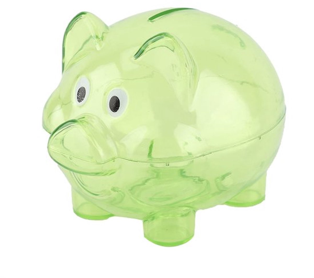 Spaarpot Varken - Transparant Plastic - Creatief Speelgoed - Cadeau Voor Kinderen - Geld Beheren - Meubeldecoratie - Spaarvarken