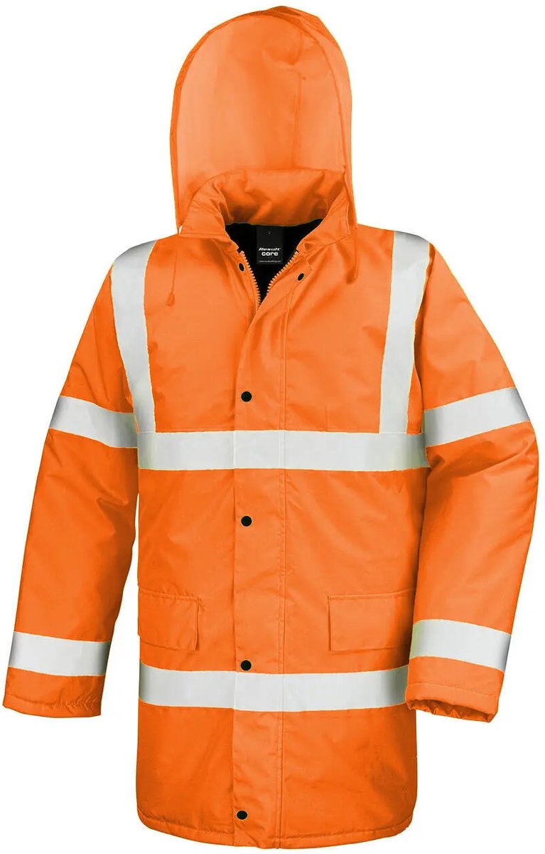 Regatta High Vis Motorway Coat RT218X Fluorescent Oranje