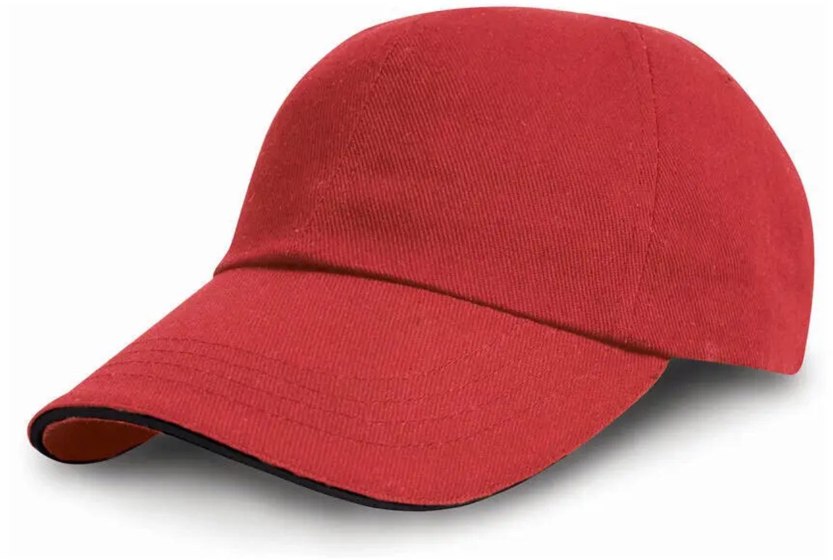 Result Heavy Cotton Drill Pro Style RH10P - Red/Black - One size