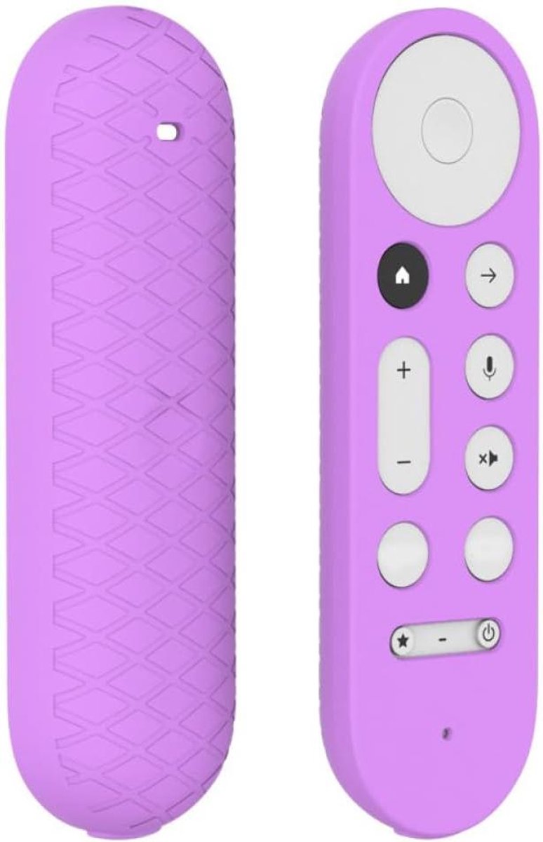 Afstandsbediening Hoes - Beschermhoes Silicone - Afstandsbediening Beschermen - Anti-slip Textuur - N.v.t. - Lichtpaars