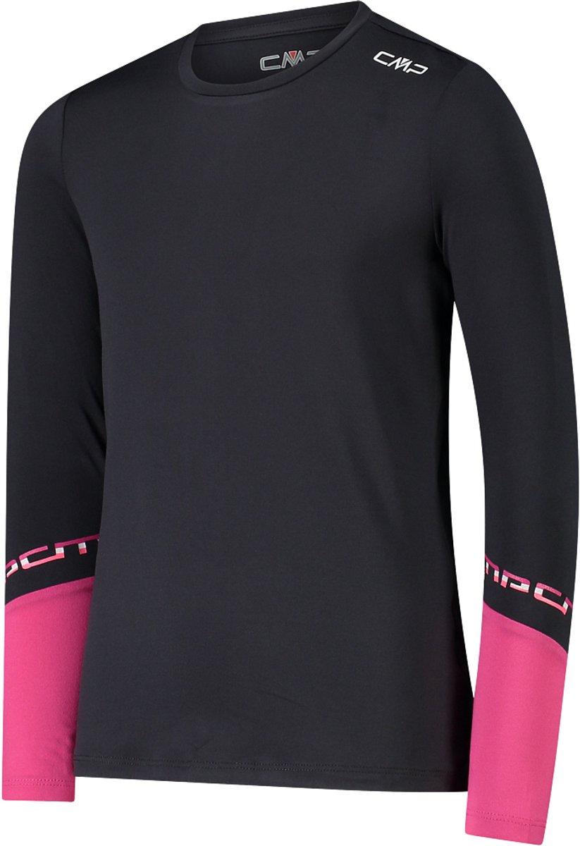 Meisjes-T-shirt met lange mouwen CMP Antraciet