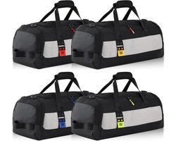 Dakkoffertassen Set - Reistassen - Bagage Opslag - Waterdicht Nylon Materiaal - 400 Liter - Zwart Multi