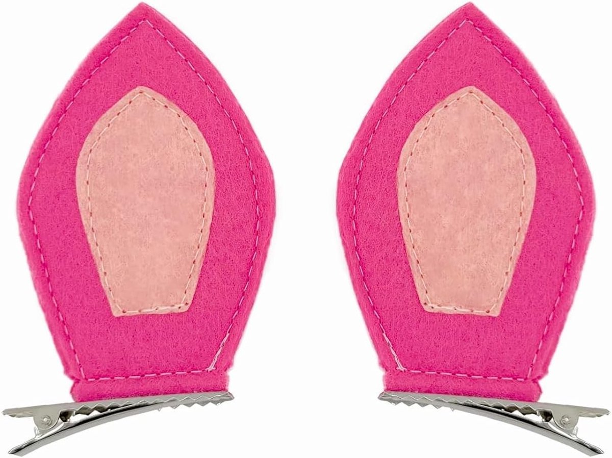 Varkensoren Haarspelden voor Meisjes - Dierlijke Kostuumaccessoires voor Carnaval en Halloween, Perfect voor Feestjes en Verkleedpartijen