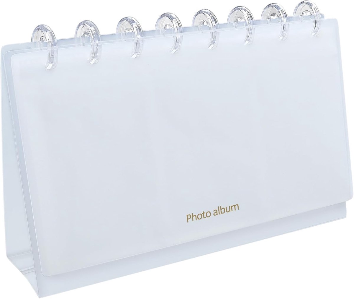 Compact Fotoalbum voor 7.5 cm Foto's – Multifunctionele Tafel Fotolijst voor Instax Mini & Foto Kaarten – 3 Compartimenten, 20 Pagina's, Ideaal voor Kleine Foto's en Herinneringen