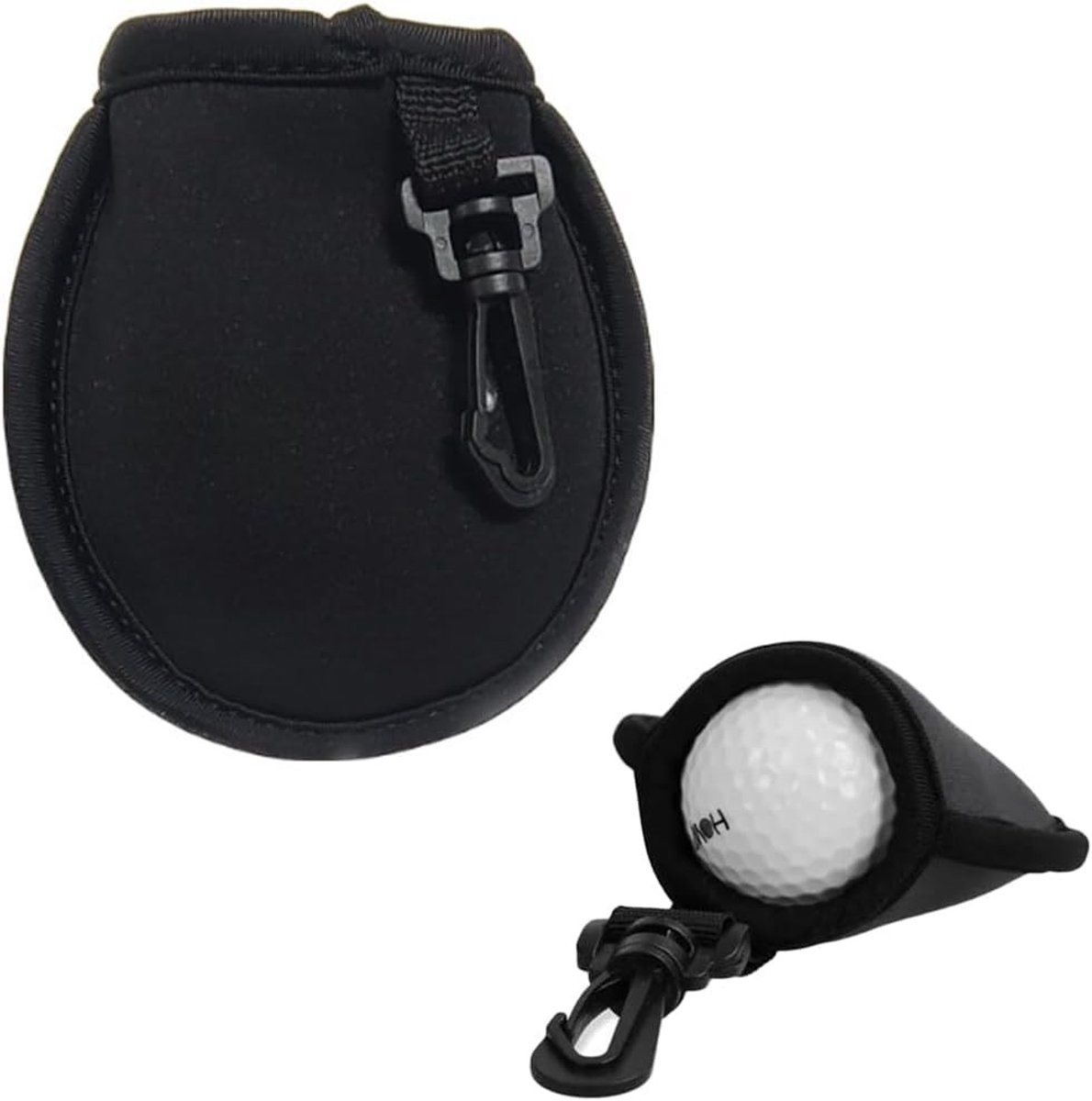 Praktische golfaccessoires: 2-delige set voor het reinigen en vervoeren van golfballen met 4 straps, ideaal cadeau voor golfers en golfliefhebbers
