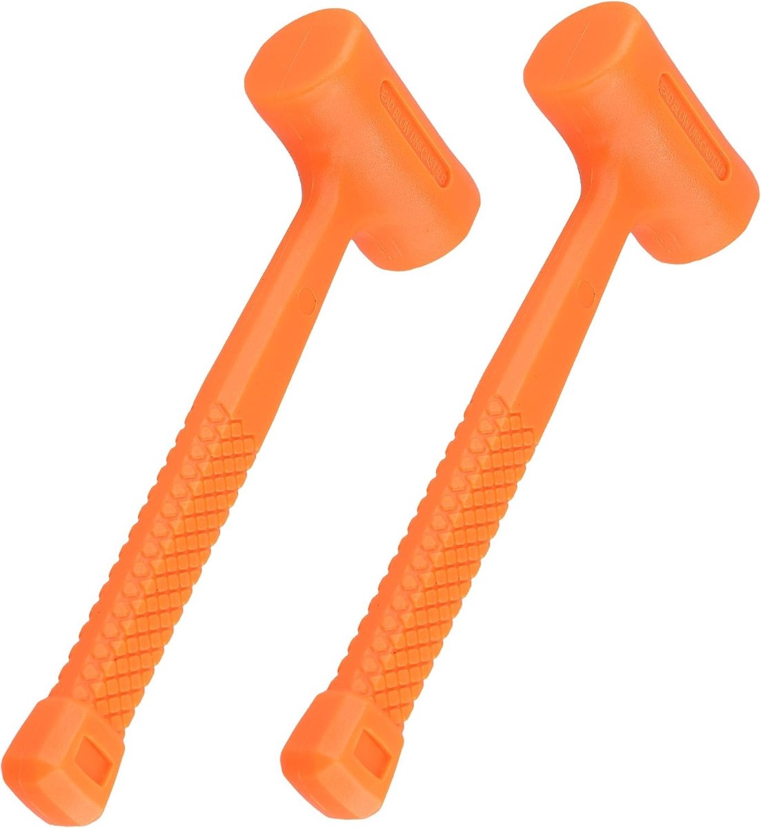 Set van 2 rubberen hamers 0,2 kg, terugslagvrije hamer voor vloerinstallatie, tegels en marmer, ideaal voor meubelmontage