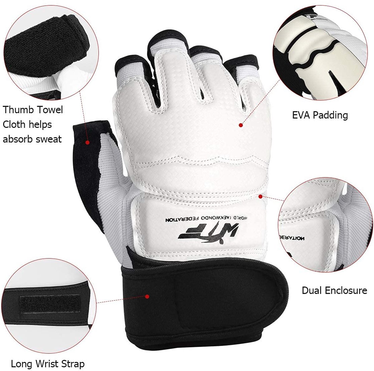 Punch Bag Training Handschoenen - Taekwondo Karate Bokshandschoenen - MMA Sparring Gear - Ideaal voor Vechten - ShopVlot