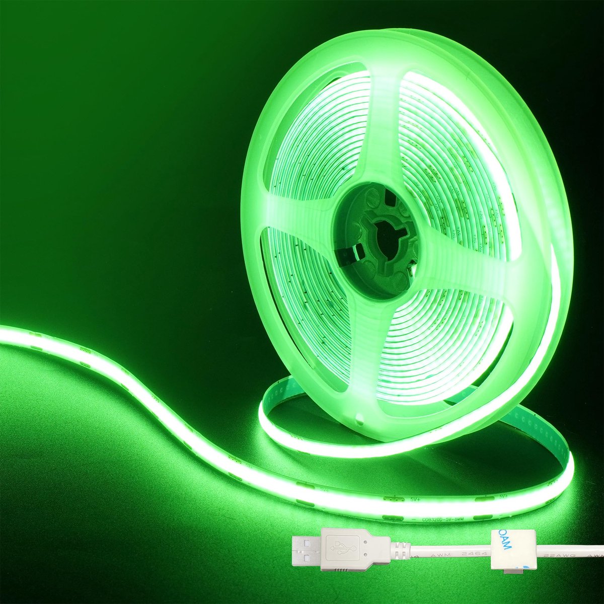 LED strip licht 2M - groen - 320 LED/M - flexibele verlichting voor interieur - ShopVlot