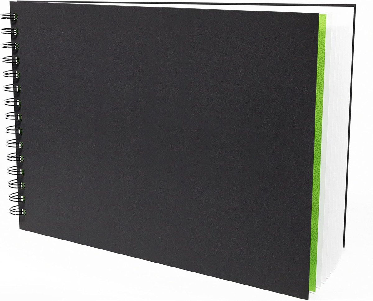 Artgecko Classy Sketchbook A4 Landscape - 80 pages (40 sheets) 150g white cartridge paper - ShopVlot