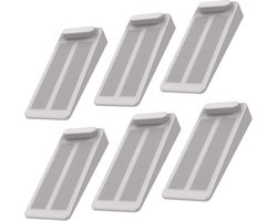 Yosemy 6 Pieces Rubber Door Wedge Heavy Duty Non-Slip Height Adjustable Door Stopper for Bathroom Balcony Door - ShopVlot