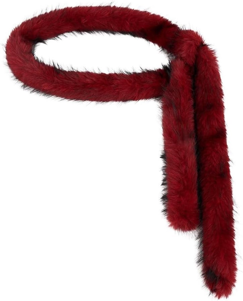 Pluche Tailleband van 180 x 7 cm voor Dames en Heren - Faux Fur Riem voor Halloween, Feestjes en Kostuums