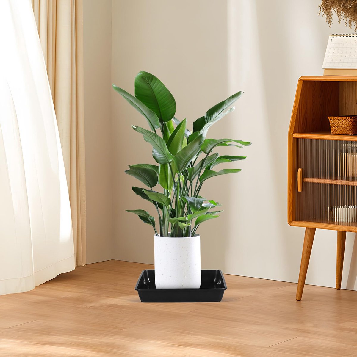 Vierkante bloempotonderzetters 12-delig - duurzame plantenbakbasis - antislip en uv-bestendig - ShopVlot