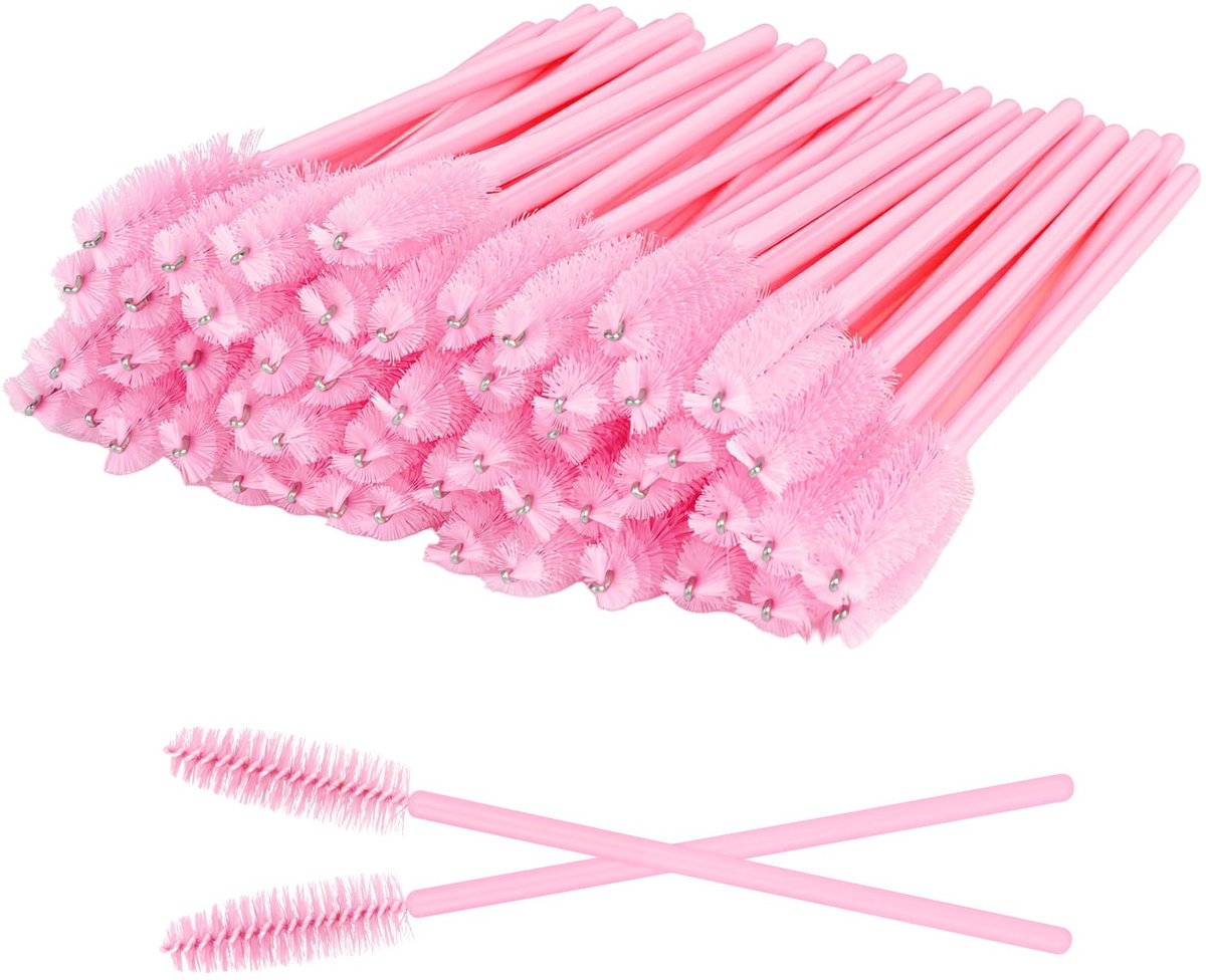 Wegwerp-wimperborstels 50 stuks - Mascara applicator - Draagbaar - Perfect voor wimperextensies - ShopVlot