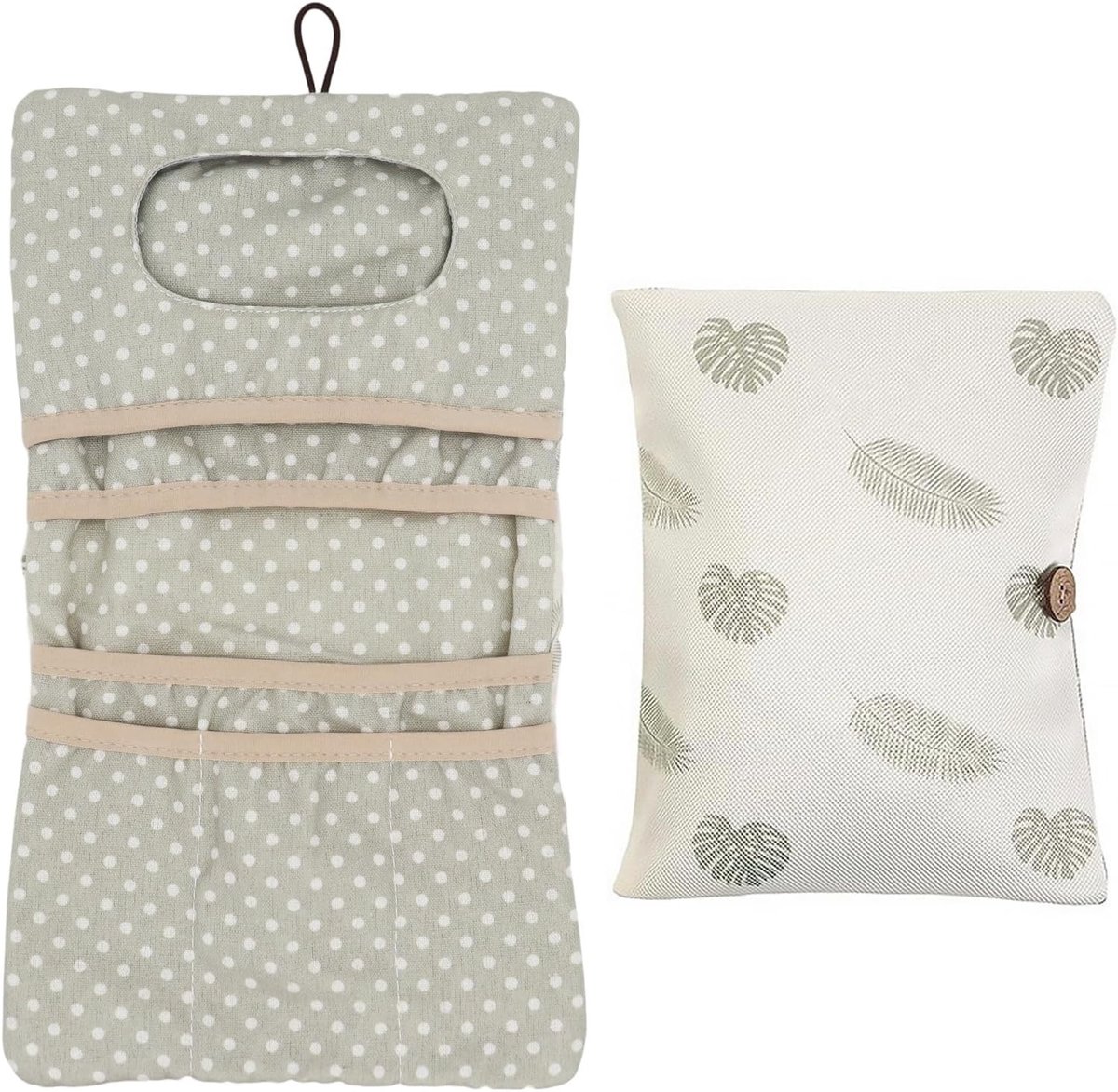 Diaper Bag Organizer voor Moeders - 2-in-1 Herbruikbare Opbergoplossing voor Luiers, Make-up en Nat Textiel tijdens Reizen