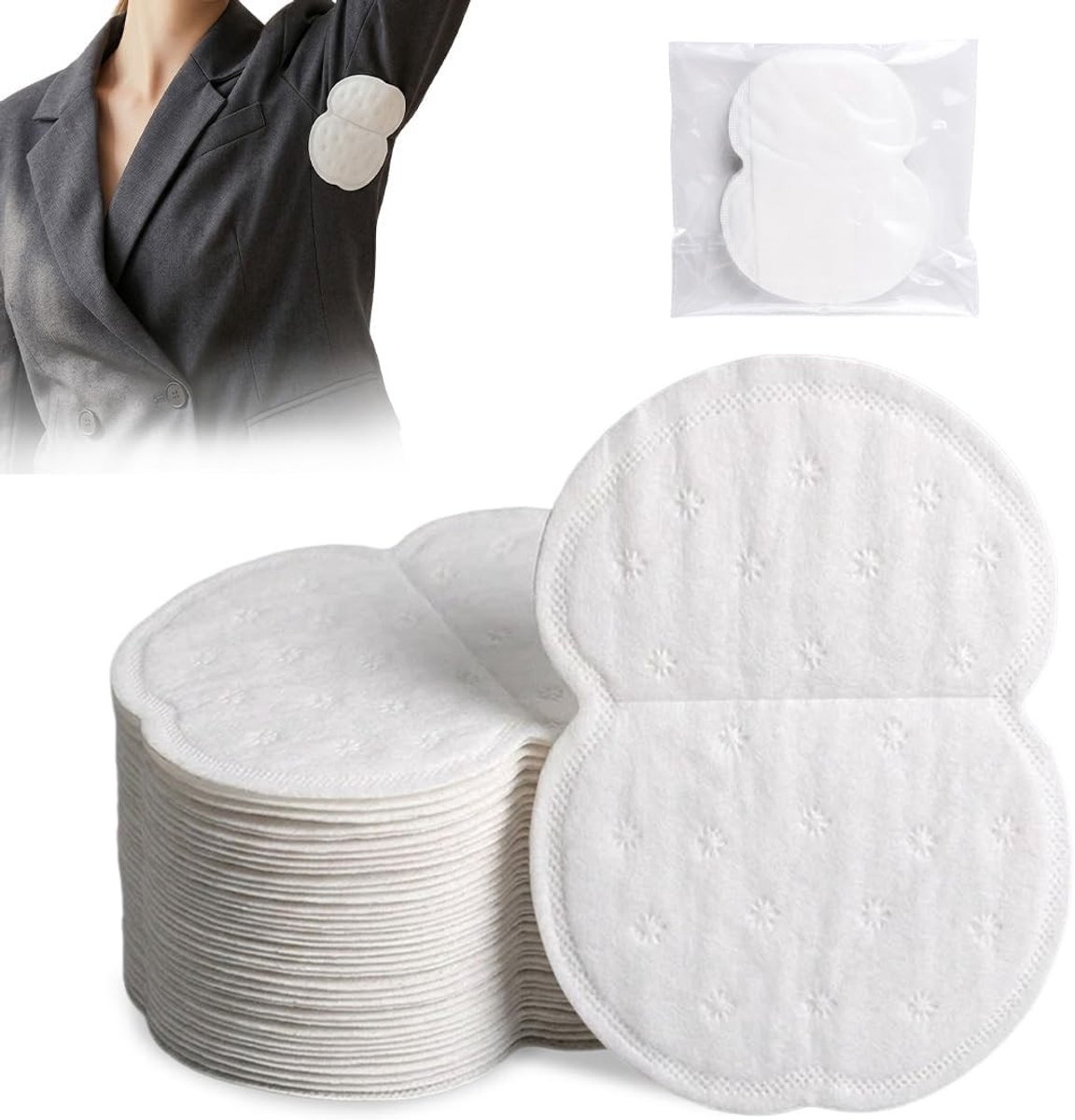 Antiperspiratie Patches – Wegwerp, Onzichtbaar en Comfortabel – Onderarm Bescherming, Zweetabsorberende Pads voor Mannen en Vrouwen