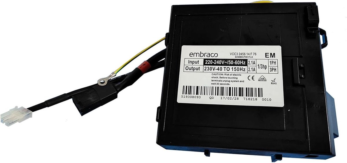 Inverter Computer Board voor Embraco QD VCC3 2456 14 F - Fridge Compressor Onderdelen, Koeltechniek Accessoires, Vervangingsonderdelen