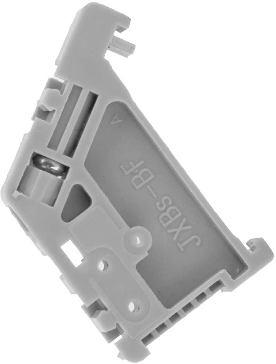 50 Stuks DIN-Rail Eindstop Klemmenblok voor 35 mm Breedte - Schroeftype Eindbeugels voor Elektrische Installaties en Beveiliging