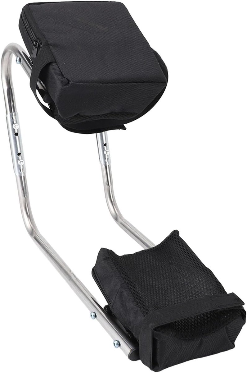 Ergonomische Tuinwerk Kniezitstoel van RVS met Ondersteuning voor Enkels en Comfortabel Tuinieren