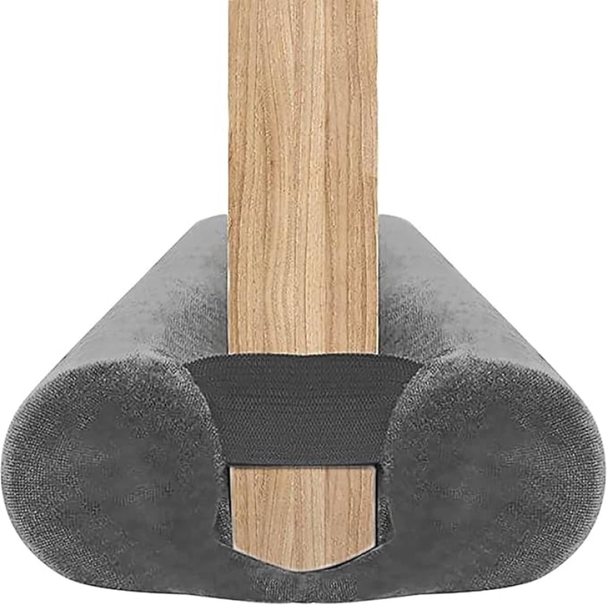 Tochtstopper voor deur - dubbelzijdig - 85-100 cm - grijs | Deurtochtstopper met isolatie voor tocht onder de deur