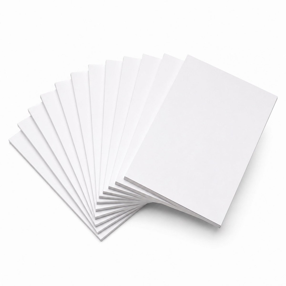 Notitieblokken A6 - wit papier - 50 vellen per blok - ideaal voor school en kantoor - ShopVlot