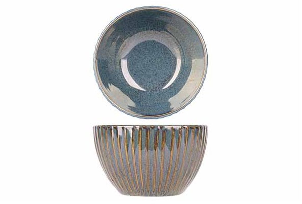 Solas Blauw Kom D8xh4,5cm