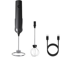 Melkopschuimer handheld - 3 snelheden - oververhitting bescherming - perfect voor romige koffie - ShopVlot