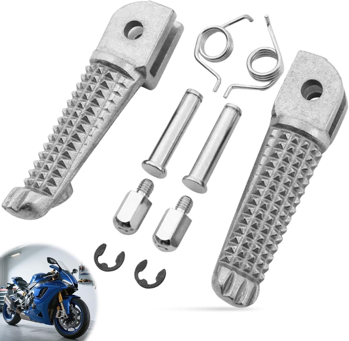 Vooruitstrevende motorpedalen voor YZF R1, R6 en R6S van 1998 tot 2021 - Aluminium, lichtgewicht en duurzaam