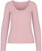 Hunkemöller Top Jersey Lace Roze