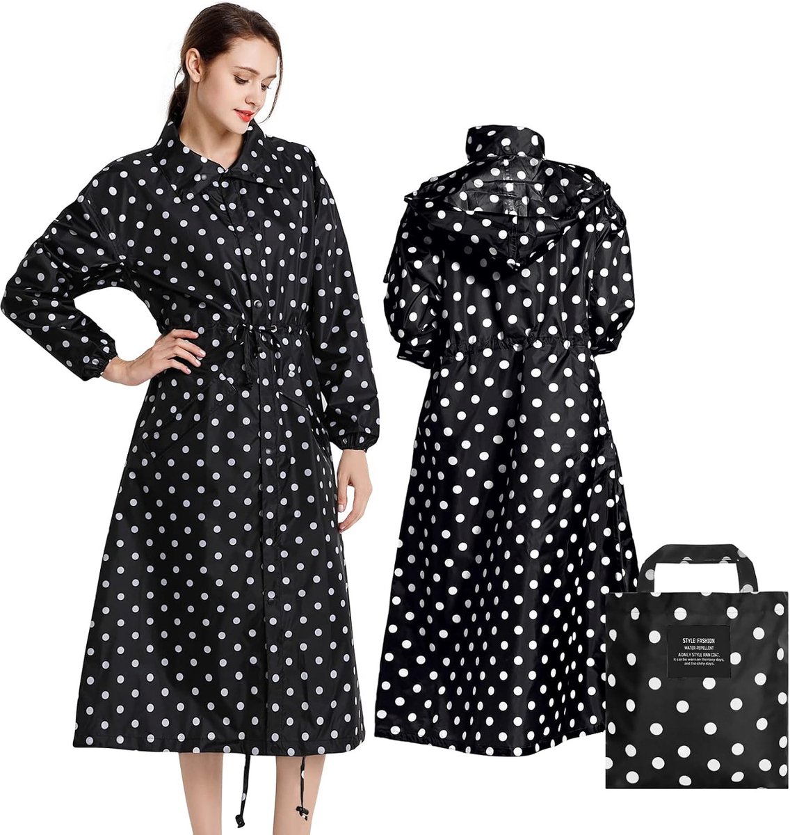 SOPPY Soppy Unisex-Adult Ladies Long Raincoats (1-Pack) - ShopVlot