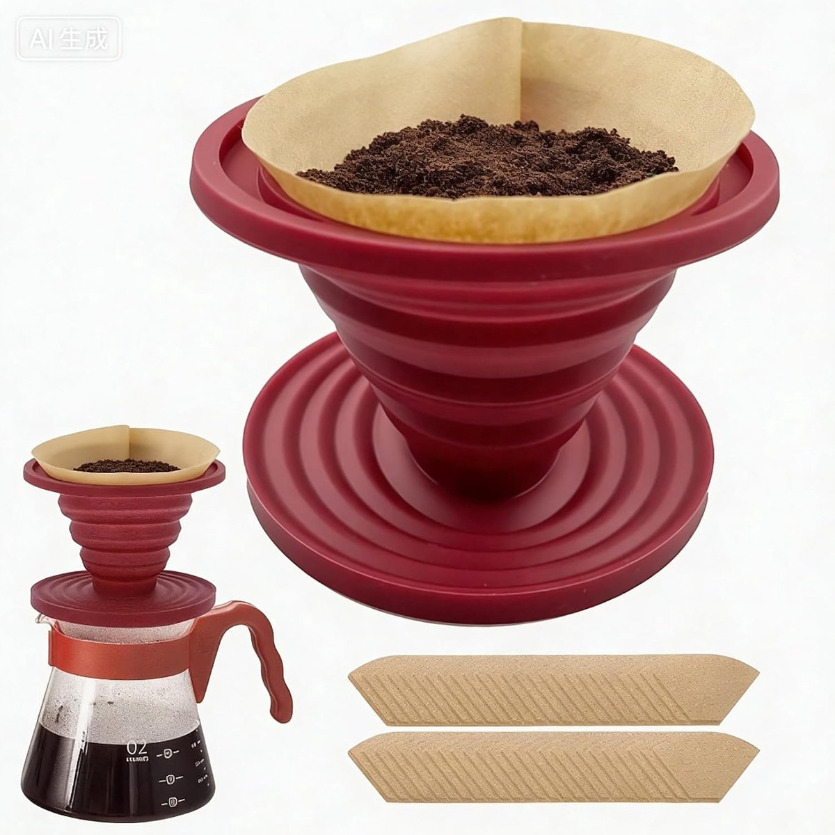 Collapsible coffee dripper for pouring - ShopVlot