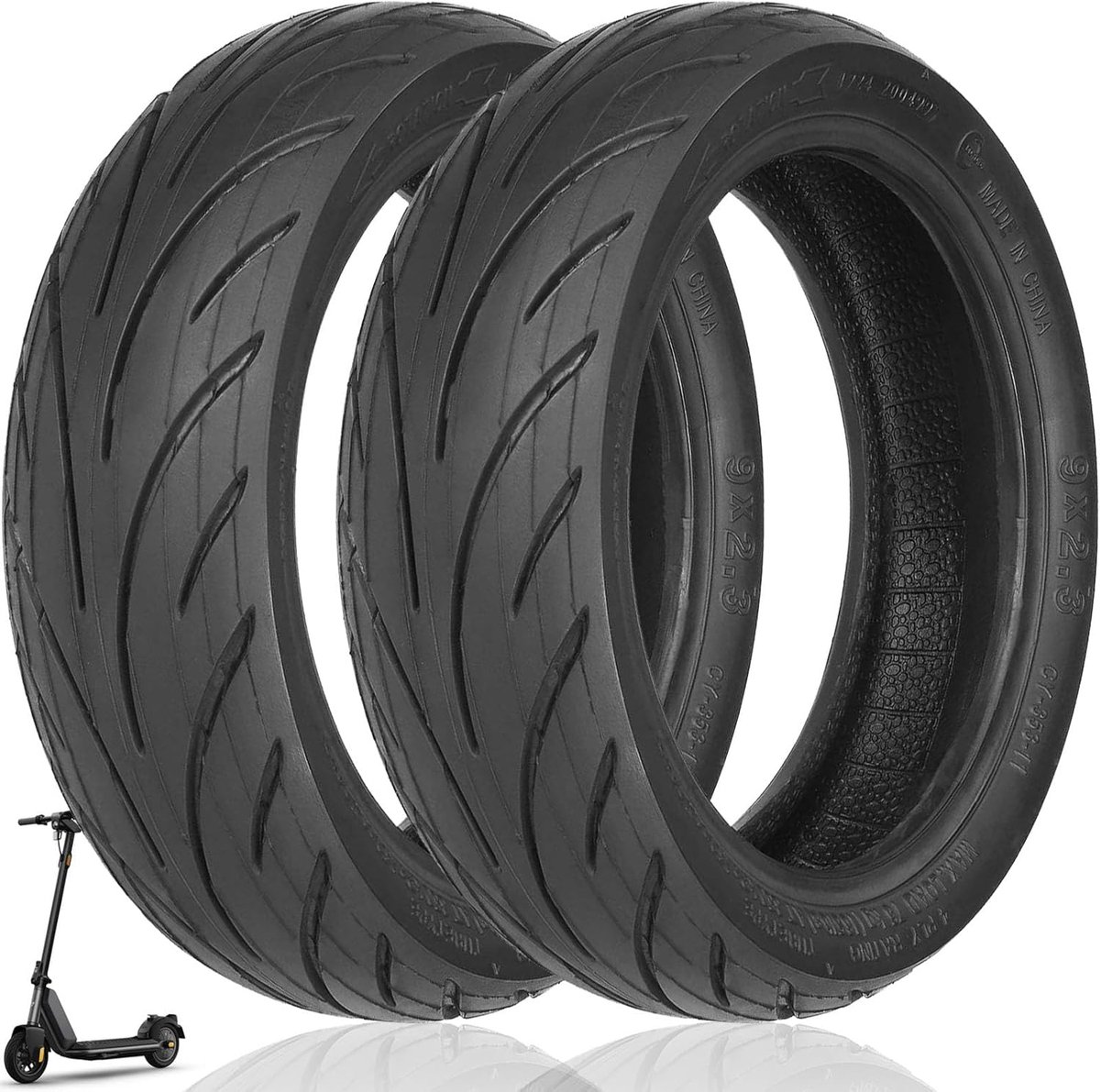 9 x 2.3 Outer Tubes for NIU KQi1/KQi 1 Pro/KQi 1 Sport Electric Scooter NIU KQi1 Pro, Sport E-Scooter Replacement - ShopVlot