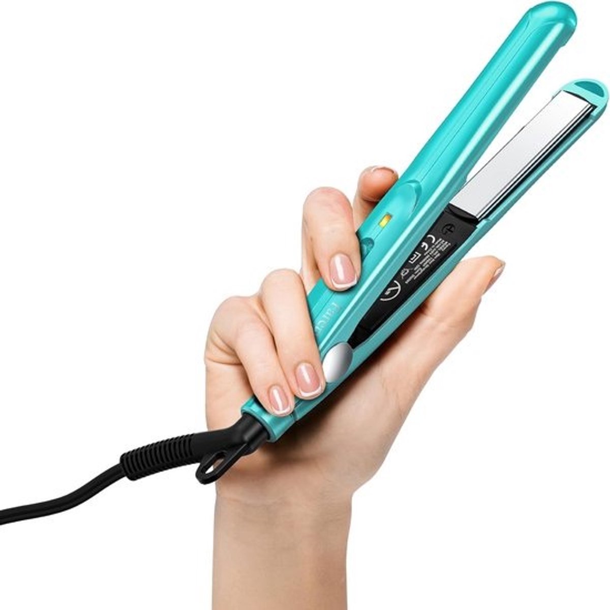 Mini Stijltang voor Kort Haar en Pony | Keramisch & Compact Reistang