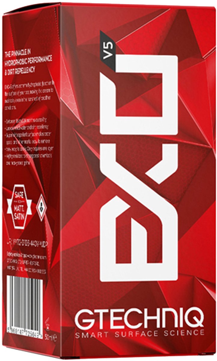GTECHNIQ EXOv5 Ultra Durable Hydrophobic Coating 50ml