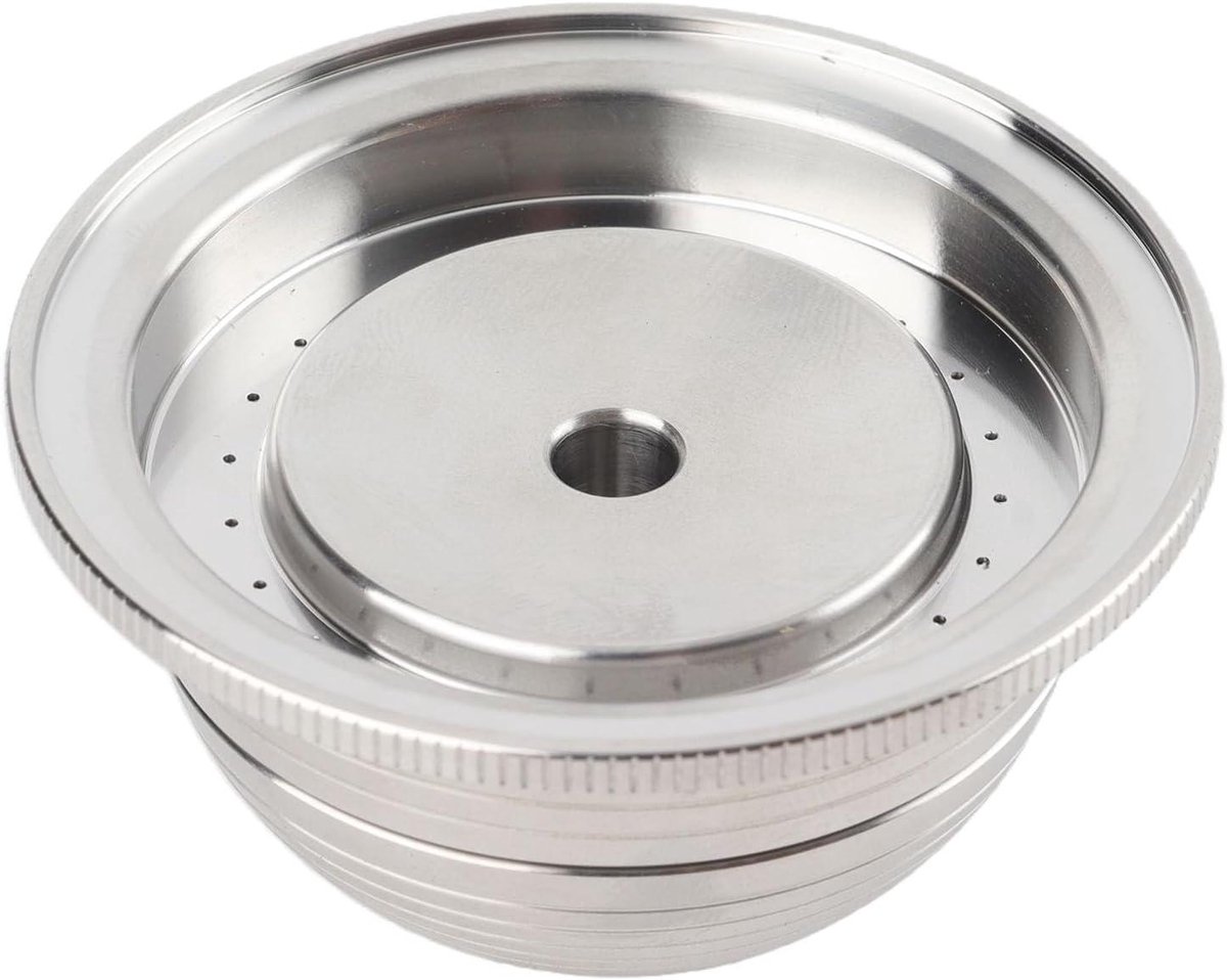 Koffiepad - Koffiecapsule - Thuis Koffie Zetten - Roestvrij Staal - 230ml - Zilver