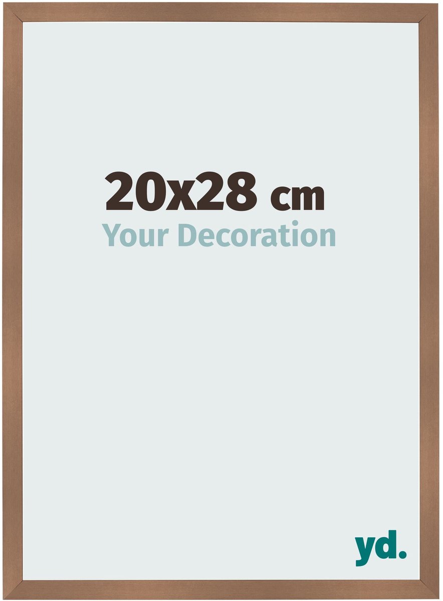 Your Decoration - Fotolijst 20x28 cm - MDF - Koper Decor - Bologna