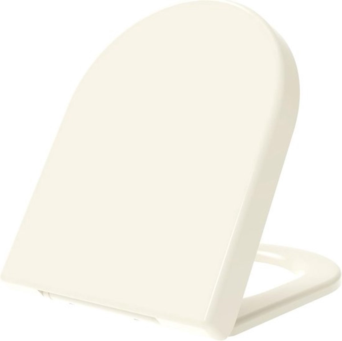 D-vormige WC bril met softclose en afneembare zitting voor eenvoudige reiniging
