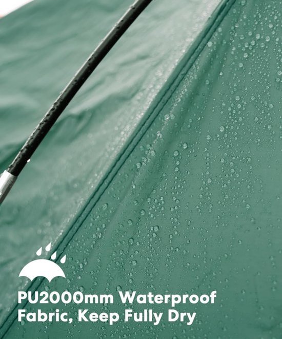 Pick-up Truck Tent - Kampeertent - Outdoor Reizen - Dubbellaags Waterdicht - 6-6.3 FT - Groen — afbeelding 3