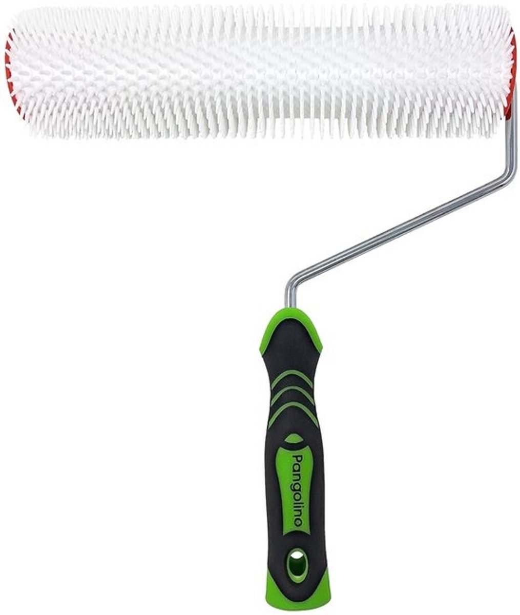 Professionele ontluchtingsroller met stalen beugel - 25 cm - 11 mm spikes voor vloeren